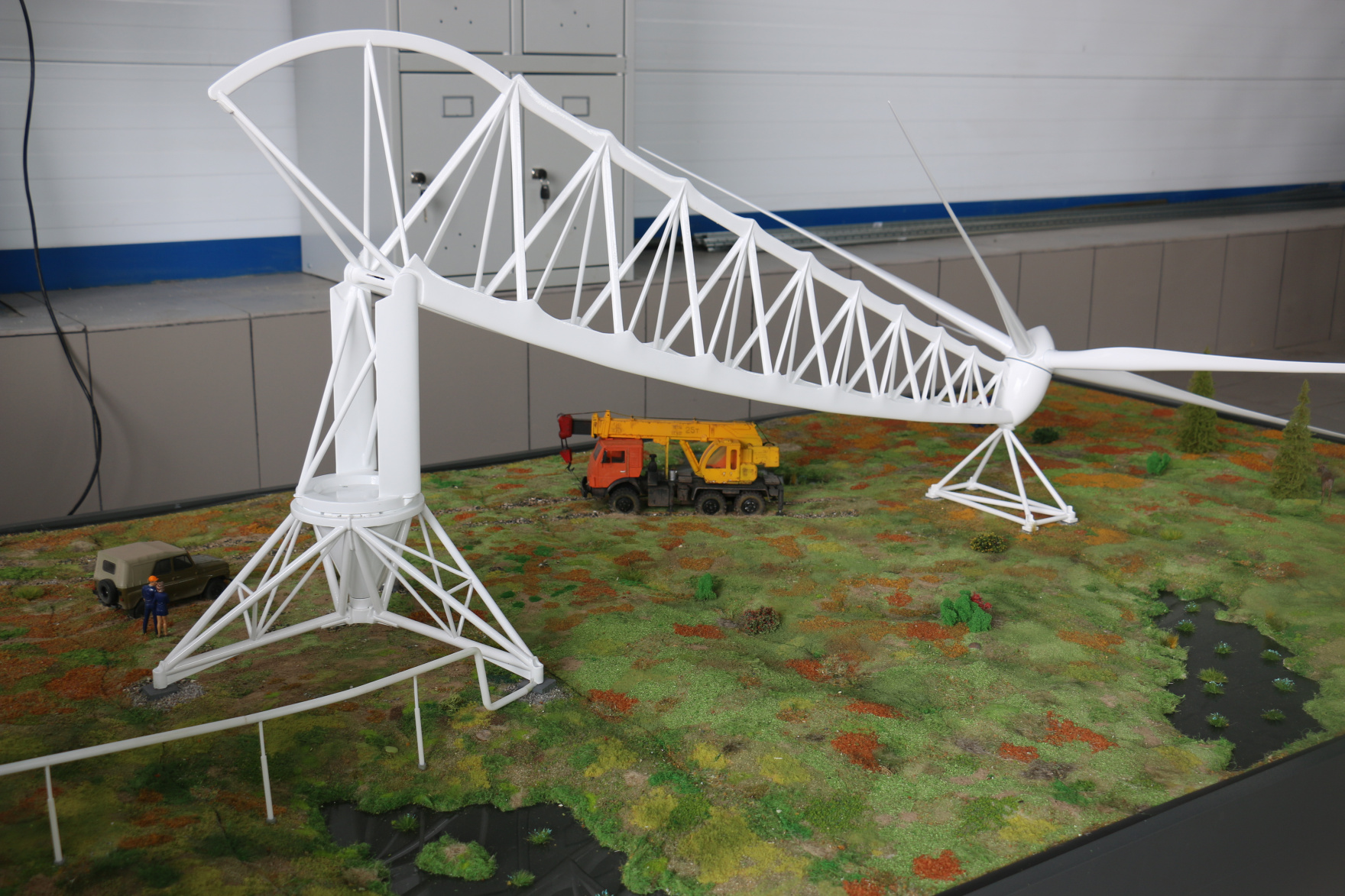 Мини-ветряк готовится к запуску 